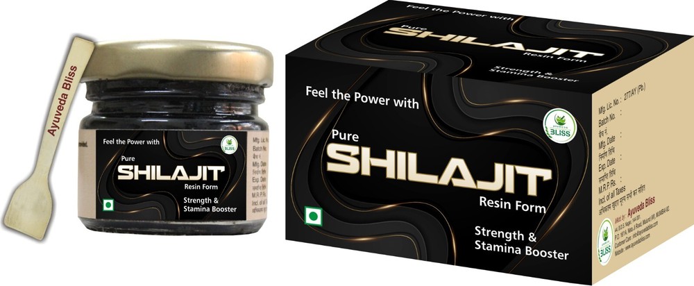 Shilajit Resin Pure 70% + Fulvic Acid With Certification,For Men & Women, 15g