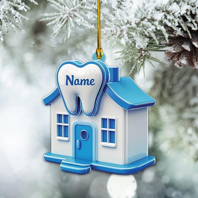 Dental Clinic Christmas Ornament  Dental Office Ornament  Dentist Ornament Gift