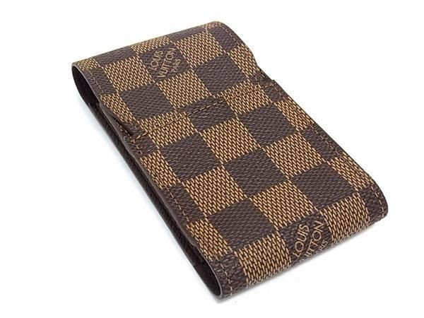 Louis Vuitton N63024 Damier Etüy Cigarette Case Tobacco Men'S Brown Ay8267