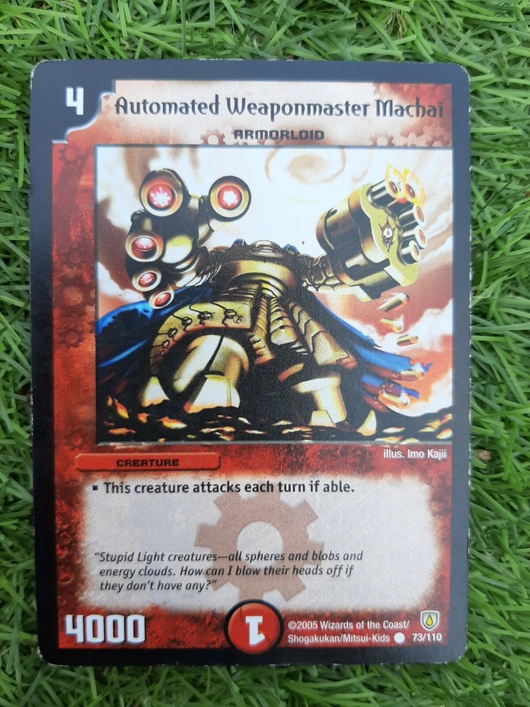 Duel Masters Trading Card Game - Automated Weaponmaster Machat (73/110) Creature-image