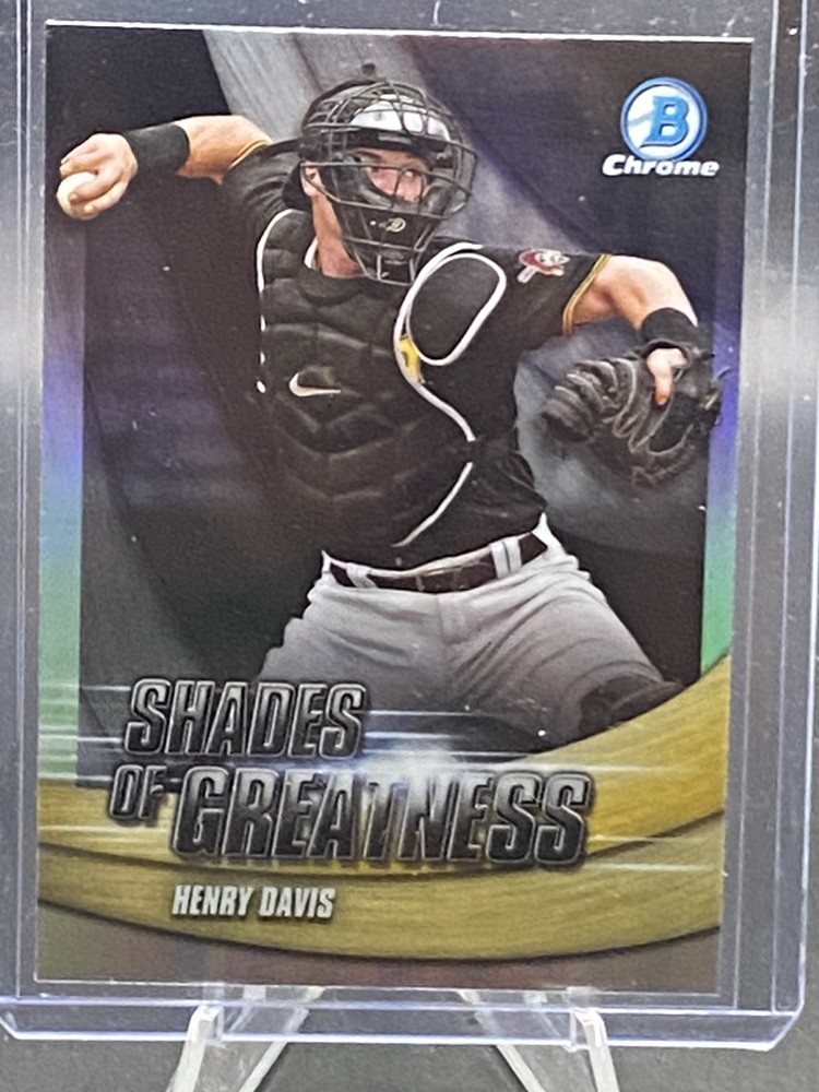 2022 Bowman Chrome Henry Davis Shades of Greatness SG-3 Rookie Card