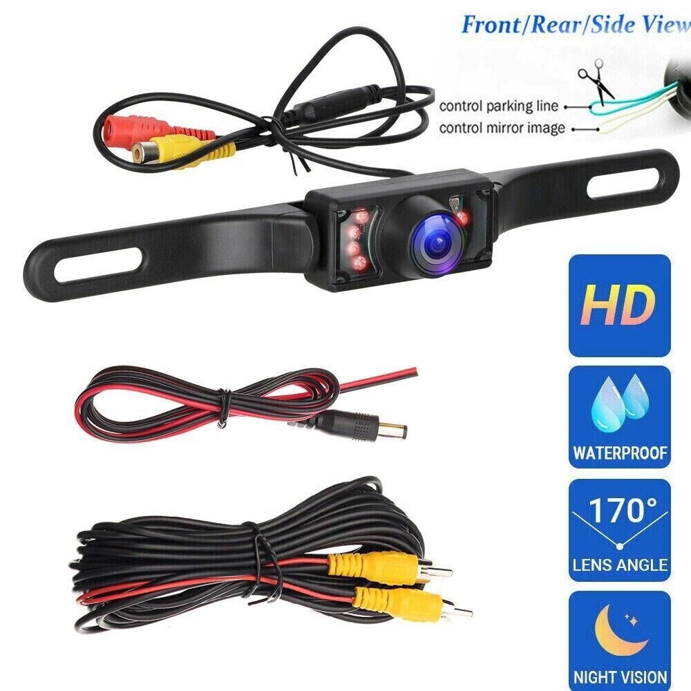 Parking Camera Wide 170° Waterproof Night Vision Car Rear View Reverse Backup US