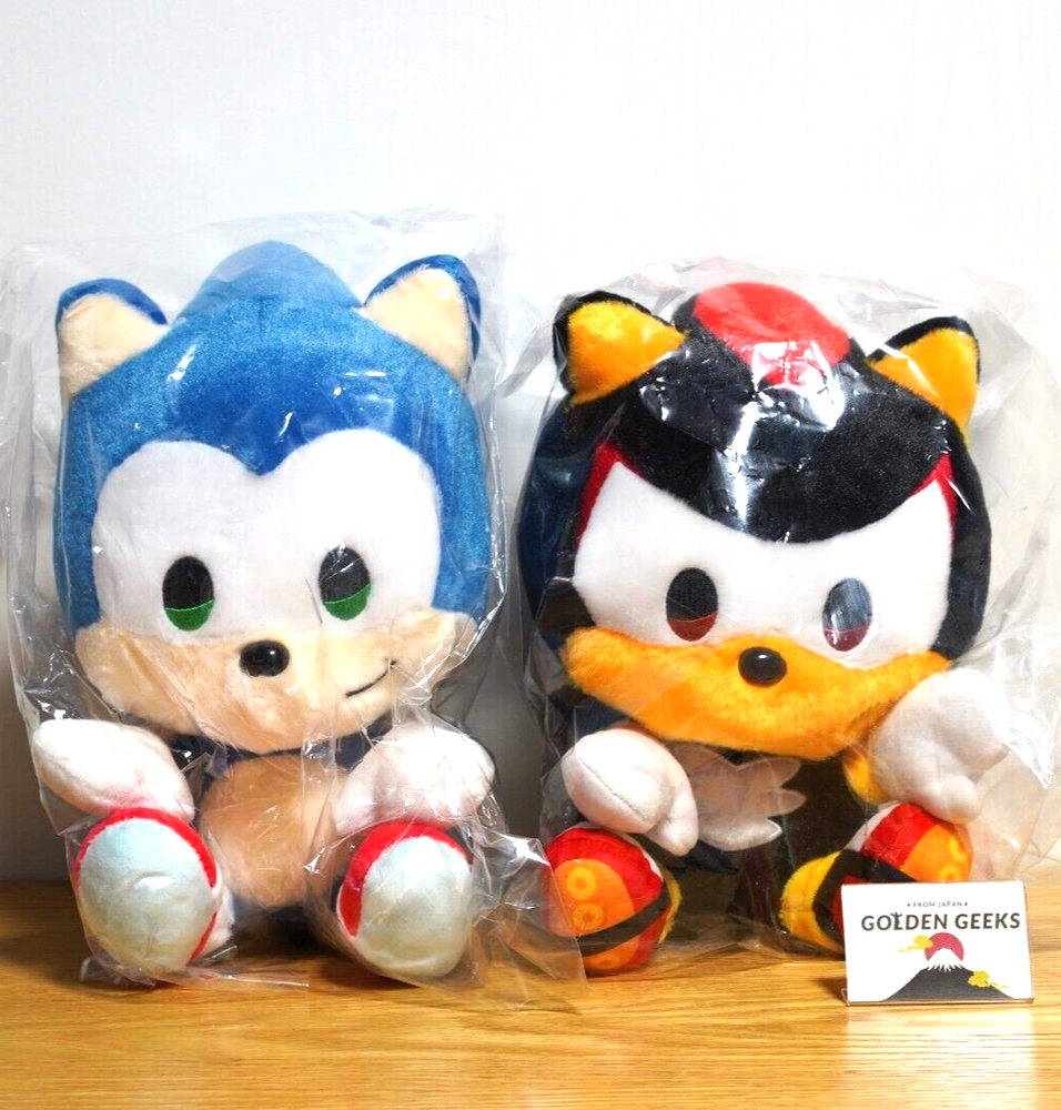 SONIC & FRIENDS Shadow Plush Set of 2 SEGA 2024 New Japan Fast Shipping