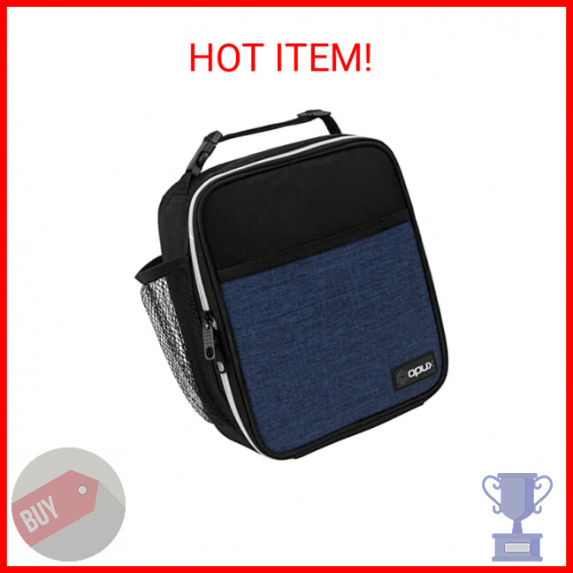 OPUX Premium Insulated Lunch Box, Soft School Lunch Bag for Kids Boys Girls, Lea