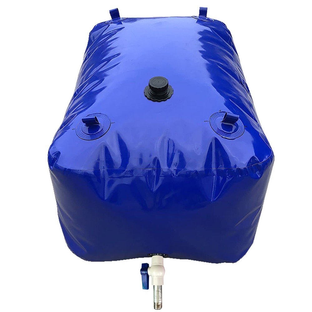 GaeaAuto Portable 100 Gallon Water Tank Collapsible Storage Container Bag Bla...