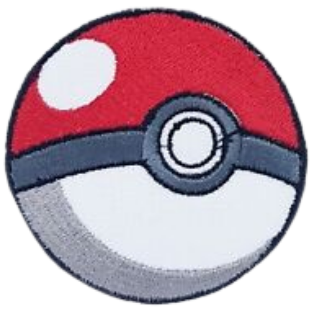 Pokemon Pokeball Iron-On Embroidered Game Patch for Cosplay & DIY