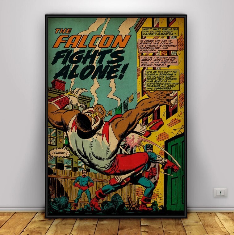 Vintage Marvel Movie Comic Book Cover Posters for Wall Art Prints | 7 Designs