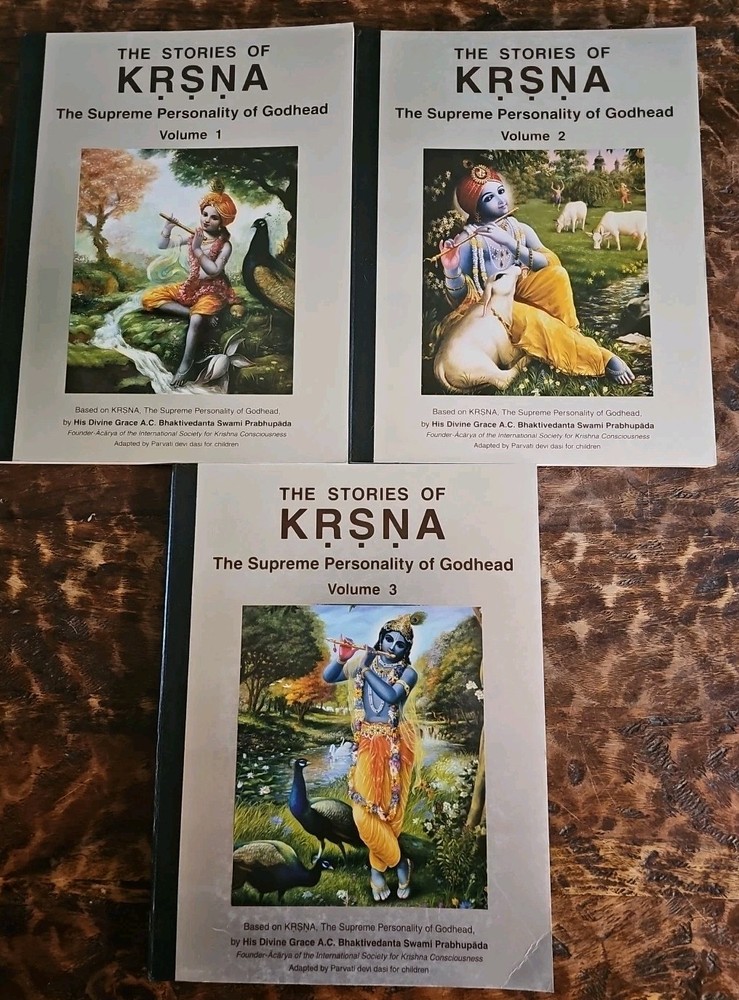 The Stories Of KRSNA Vol 1-3 Supreme Personality Of Godhead 2018