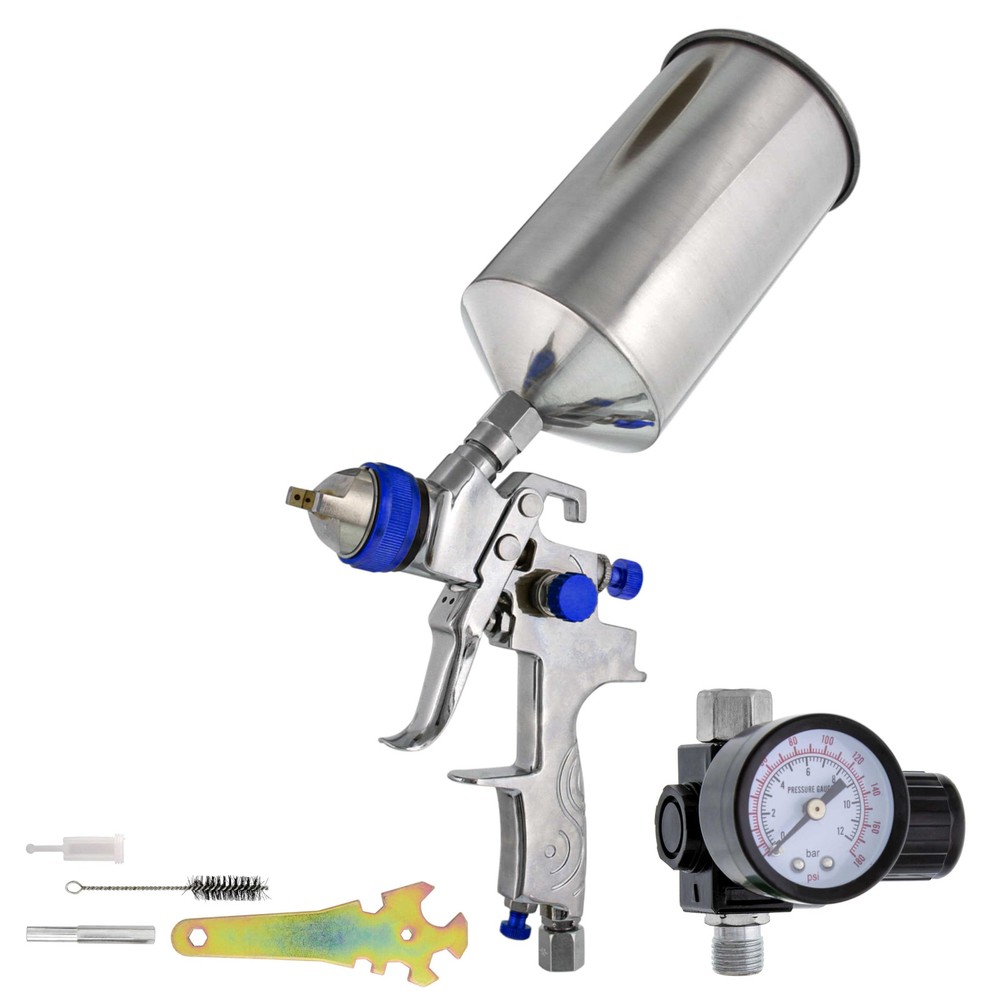 Automotive Paint Gun Auto Car HVLP Spray Gun - 1.8mm Fluid Tip Gravity Feed P...