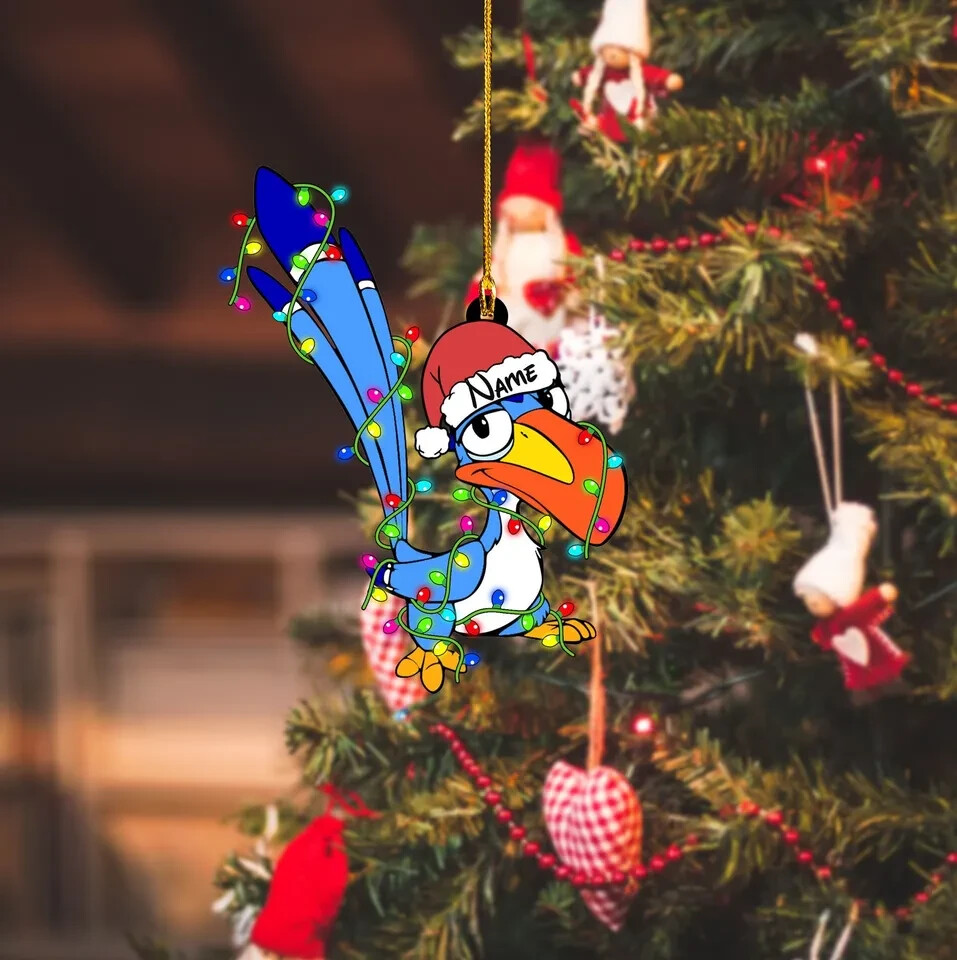 Customized The Lion King Ornament, Zazu Ornament, Zazu Christmas Ornament