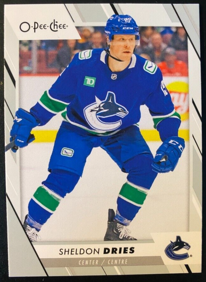 Sheldon Dries 2023-24 O-Pee-Chee Hockey Card #290 Vancouver Canucks