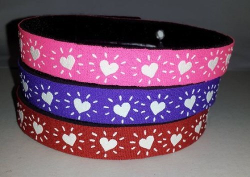 Beastie Band Cat Collars - =^..^= - Purrfectly Comfy -  HEARTS