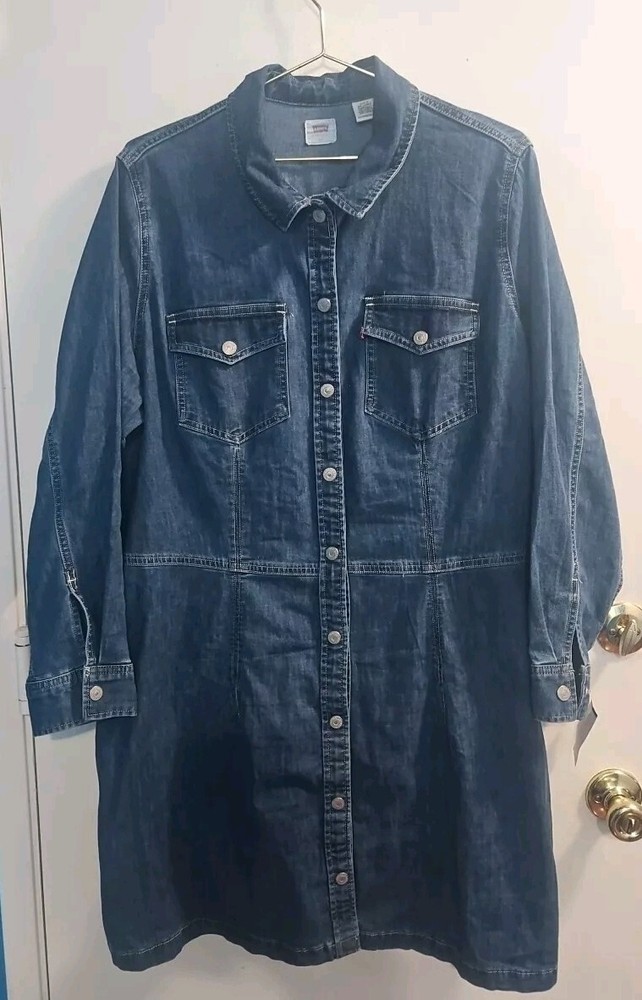 Plus Size Women's Size 2x Denim Levi Dress