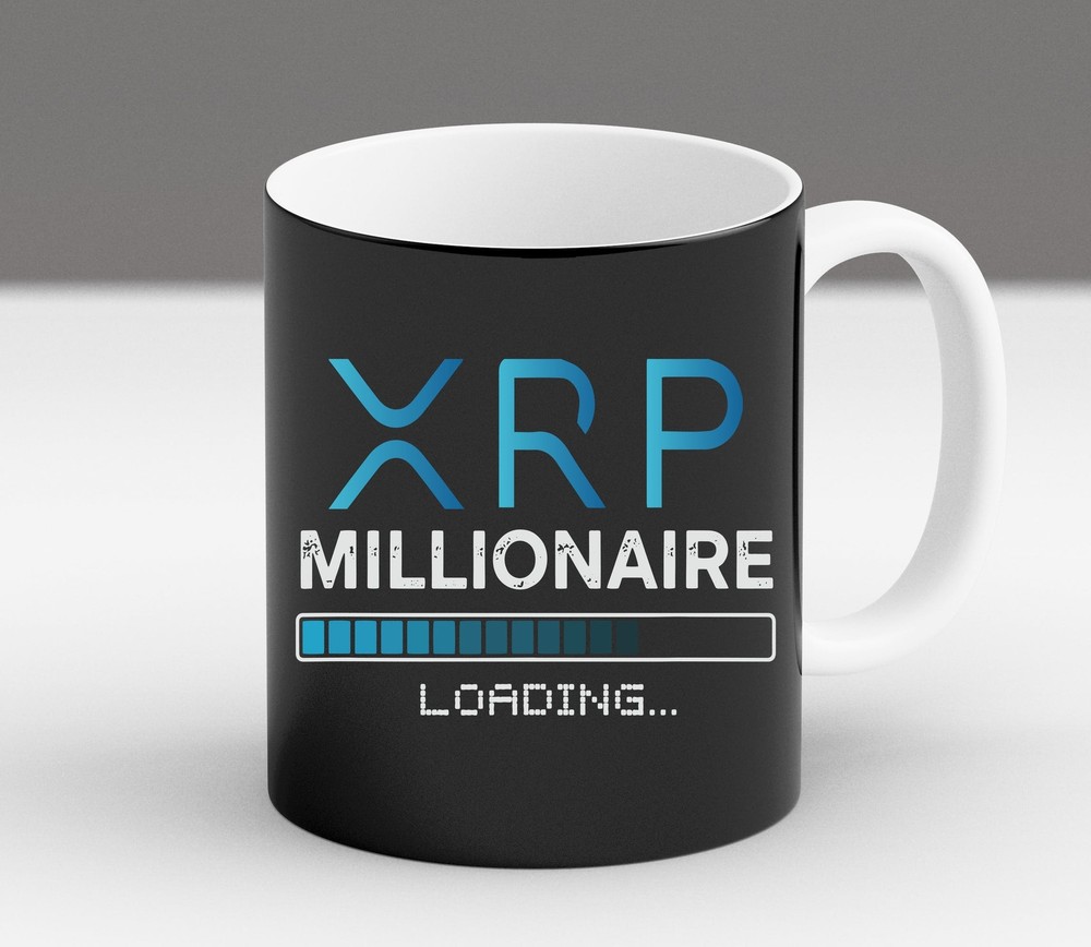 XRP Millionaire Loading Ripple Cryptocurrency Birthday Friends Gift Mug-image