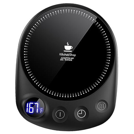 Coffee Mug Warmer - Fastest Heating & Highest Temperature, Coffee Cup Black