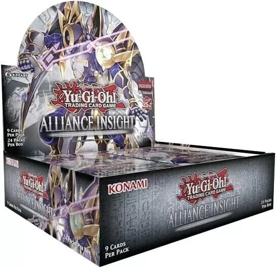 YuGiOh Alliance Insight Booster Box 24 Packs Factory Sealed TCG