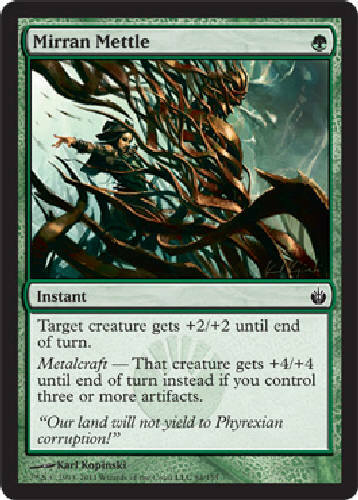 Mirran Mettle X4 4x Mirrodin Besieged MTG Magic the Gathering Cards DJMagic