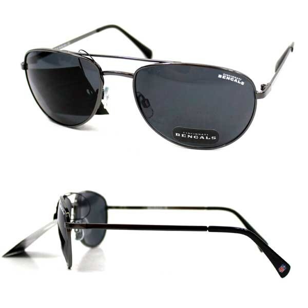 Cincinnati Bengals Sunglasses Aviator Style Polarized NFL Official Merch