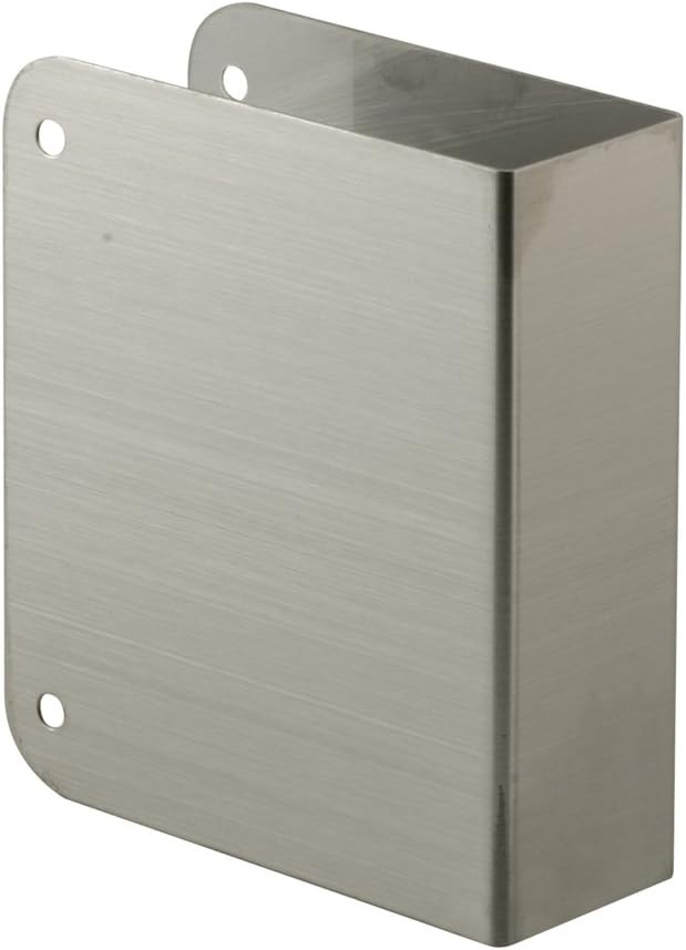 Blank Lock and Door Reinforcement Plate for 1-3/4 in.- 1-3/4 in. x 4-1/2 in.