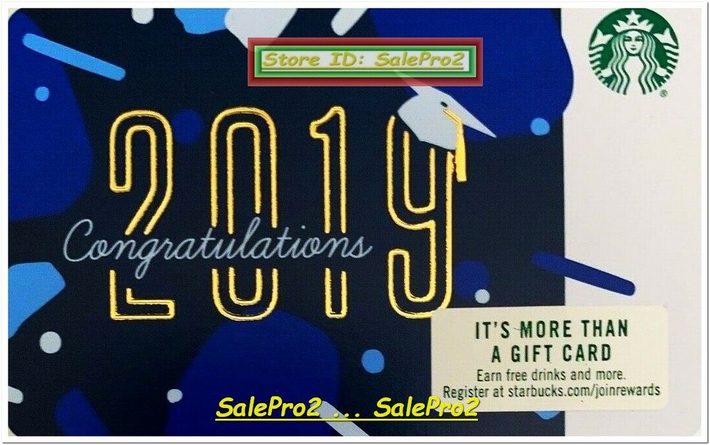 Starbucks 2018-2019 USA Rare Collectible Gift Card