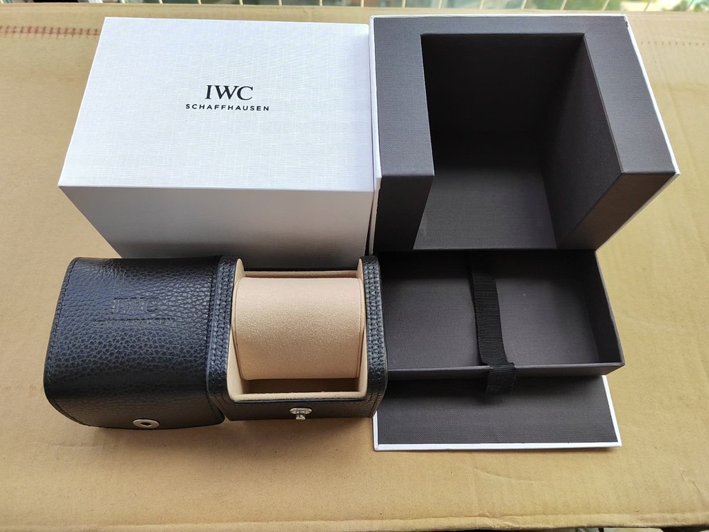 IWC Genuine Leather Travel Watch Box – Brand New Authentic Case