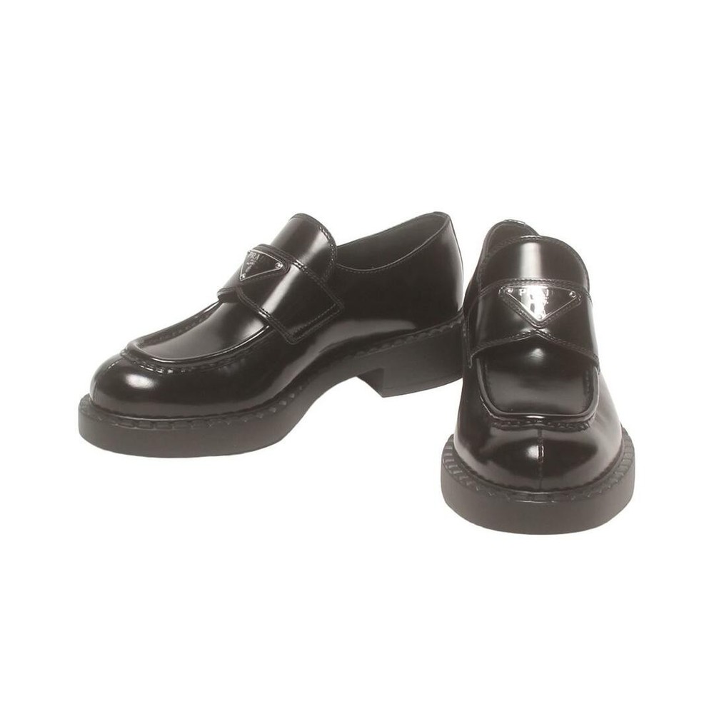 Prada Loafers Monolith Womens 37 Damage Details Relatively Good Item.Item 79bf