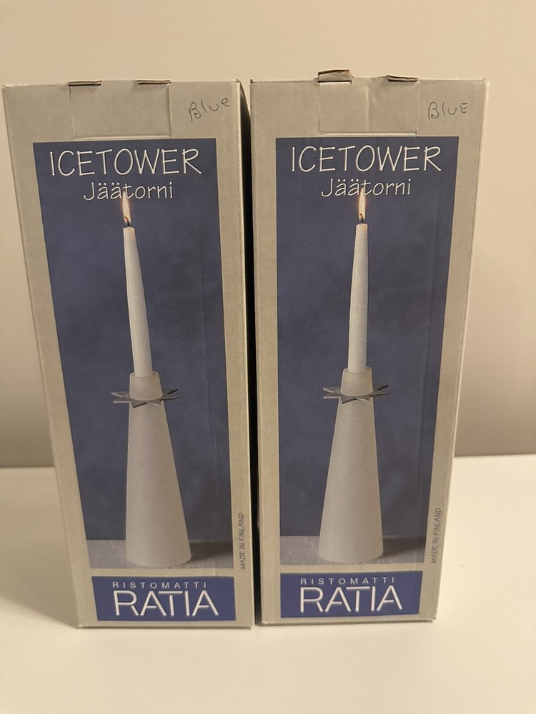 Muurla Finland Icetower Jäätorni Ristonatti Ratia - Two Brand New