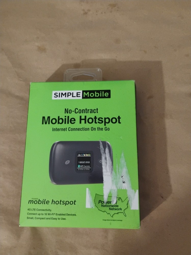 SimpleMobile Hotspot -No Contrat,Stay connected anywhere! 16 devices connect*new
