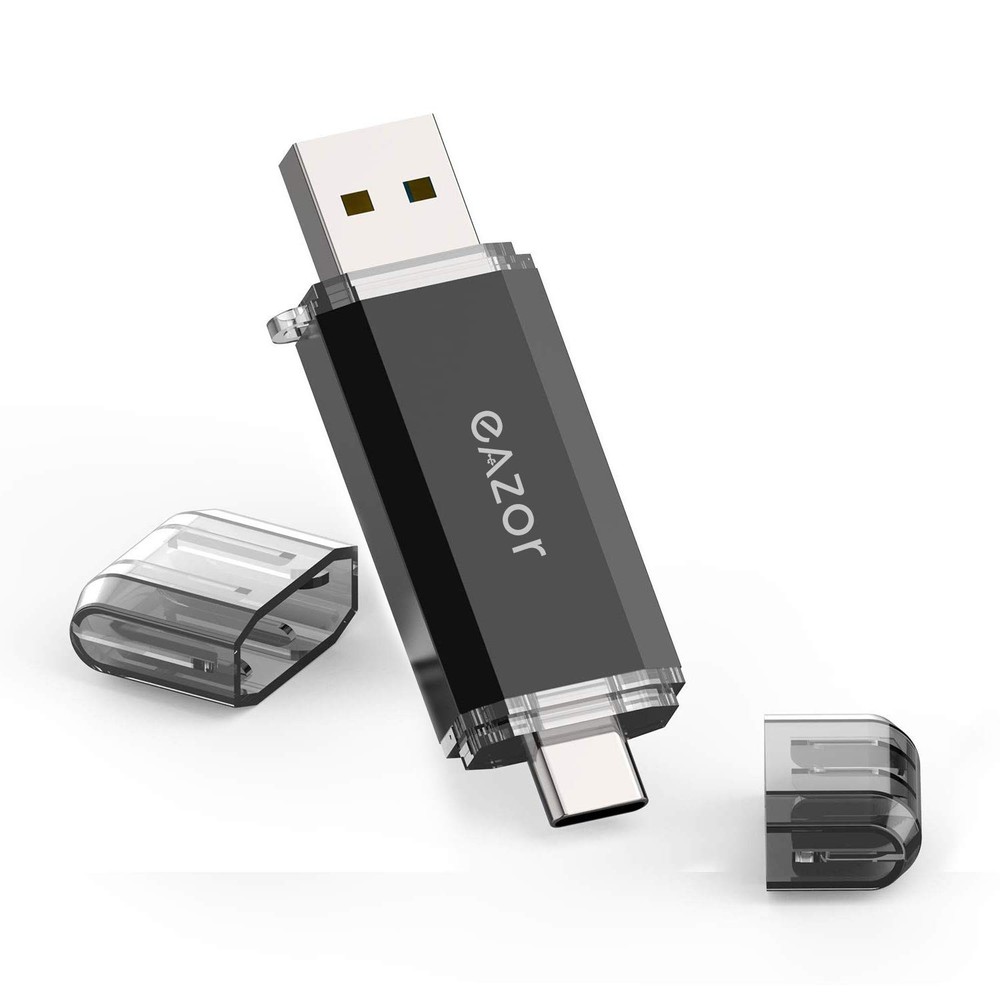 Unidad Flash Tipo C, 2 en 1 OTG USB C+ USB 2.0 Doble Unidad Impermeable Memoria St...
