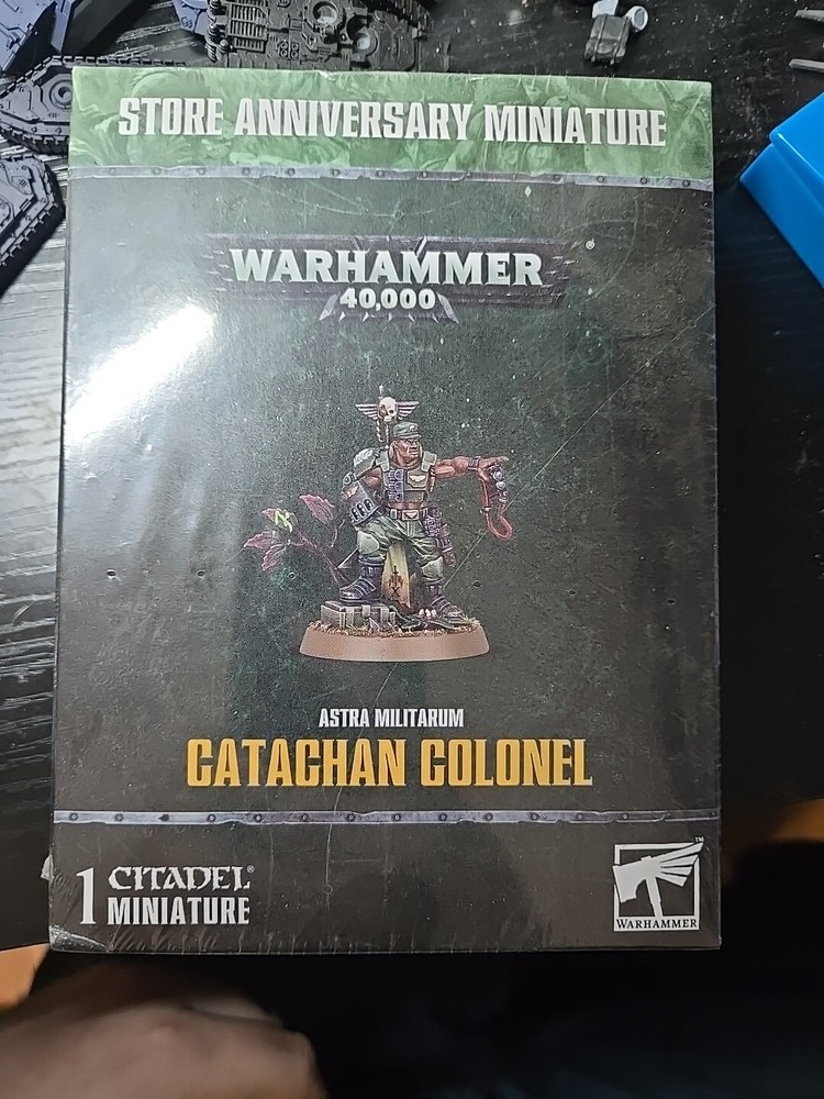 Games Workshop Citadel Warhammer 40K Catachan Colonel Anniversary Figure Single