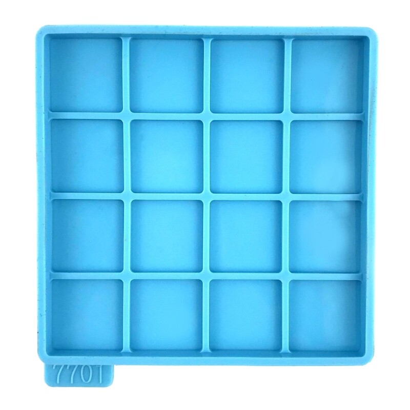Square Clear/Blue Silicone Molds for Resin Epoxy Casting