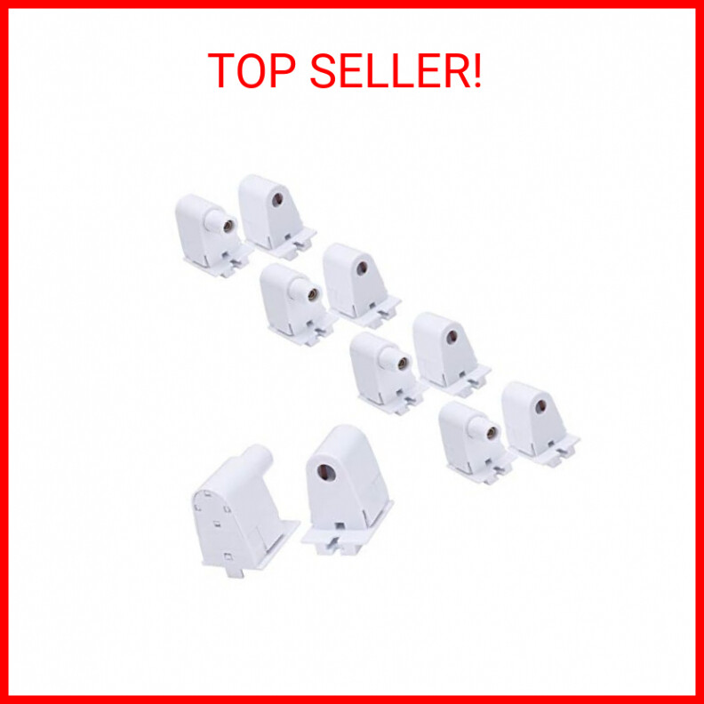 5 Pairs Tombstone Base Holder Socket Connector with T8 Single Pin FA8 8ft LED Bu