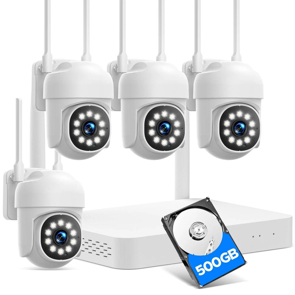 TOGUARD 4K 8MP POE Security Camera System IP Wired 8CH NVR Kit 7x24 Recording