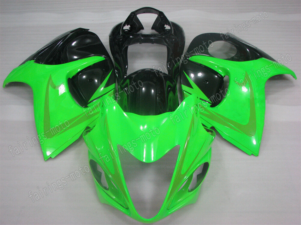 2008-2020 GSX-R 1300 Green Black ABS Injection Fairing Body Kit A29
