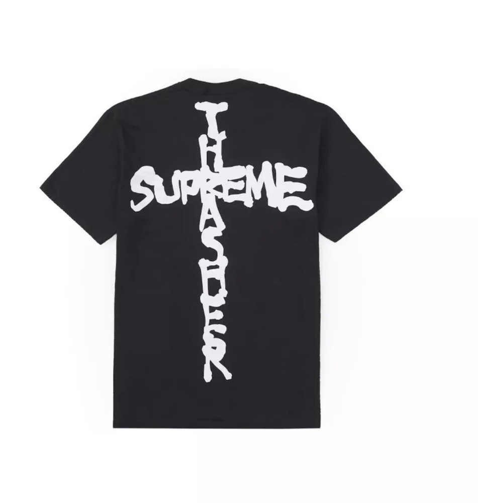 FW24 Supreme x Thrasher Cross T-Shirt / Size Small / New Unopened / Black