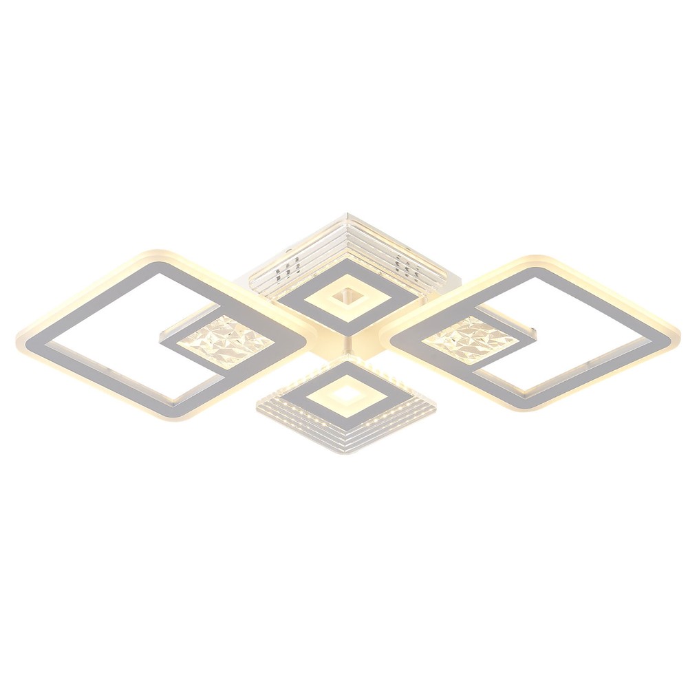 Acrylic LED Ceiling Light Chandelier Dimmable Bedroom Living Room Lighting US