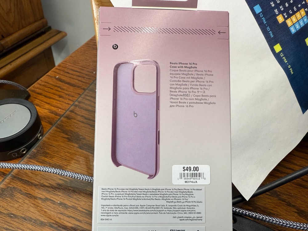 Beats iPhone 16 Pro Case With MagSafe - Purple - BOX NEVER OPENED