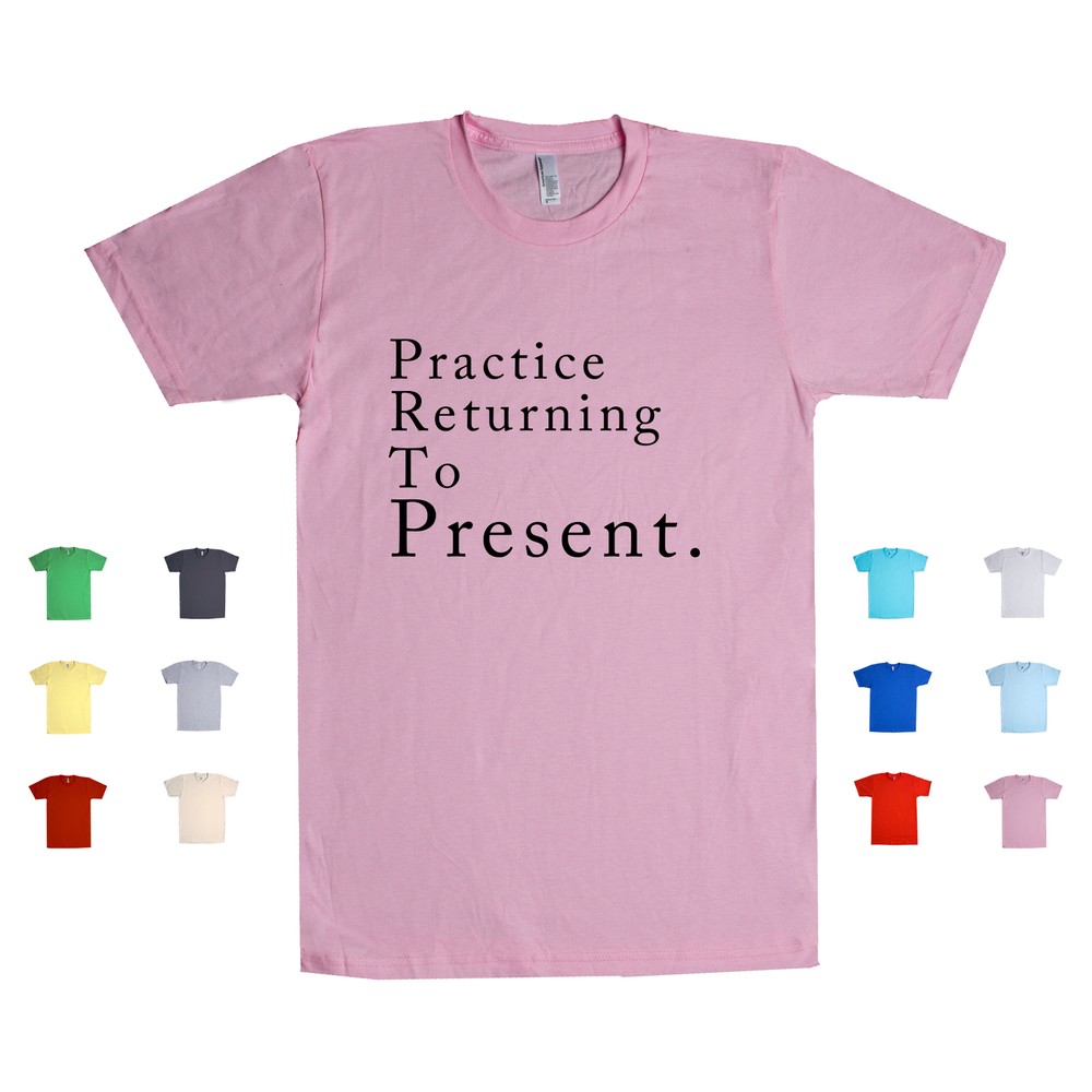 Mindful Return Present Moment Meditation Day Dreamer Unisex Tee