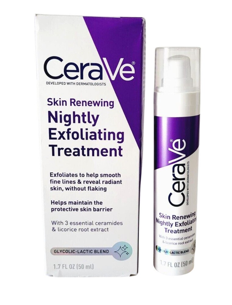 CeraVe Skin Renewing Nightly Exfoliating Treatment Serum - 1.7 fl oz (S4612500)