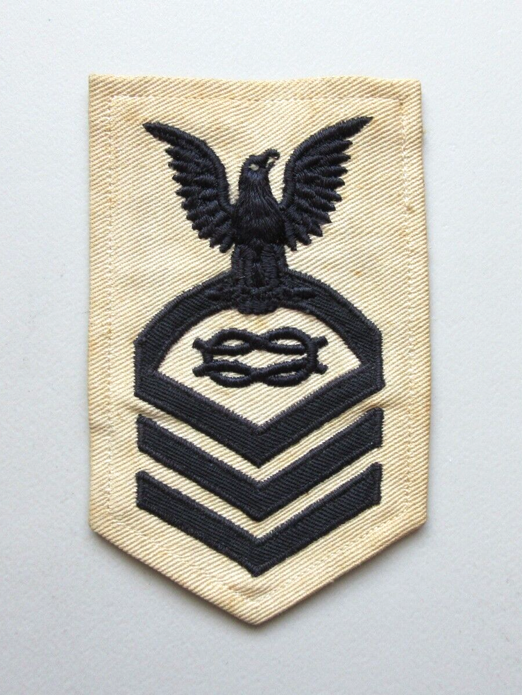 U.S. NAVY CHIEF PETTY OFFICER EX-APPRENTICE RATE RANK MILITARY COLLECTIBLE PATCH
