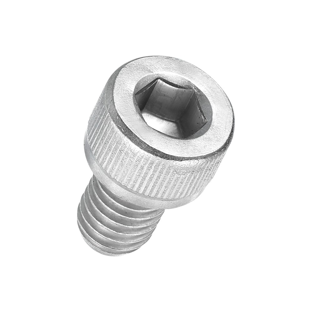 25pcs Socket Head Cap Screws - [M8-1.25 x 12mm] 304 Stainless Steel, Silver
