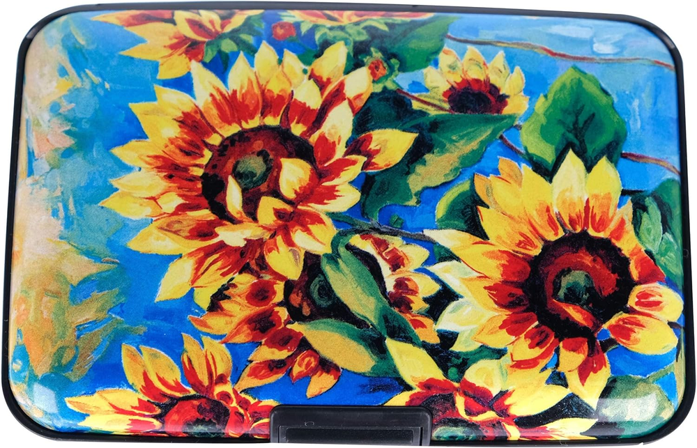 PRODUCTOS Portatarjetas de Crédito RFID Bloqueo Metal Billetera para Tarjetas para Mujeres Hombres Delgada I