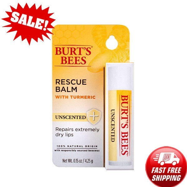 Burt's Bees Unscented Lip Balm .15 oz