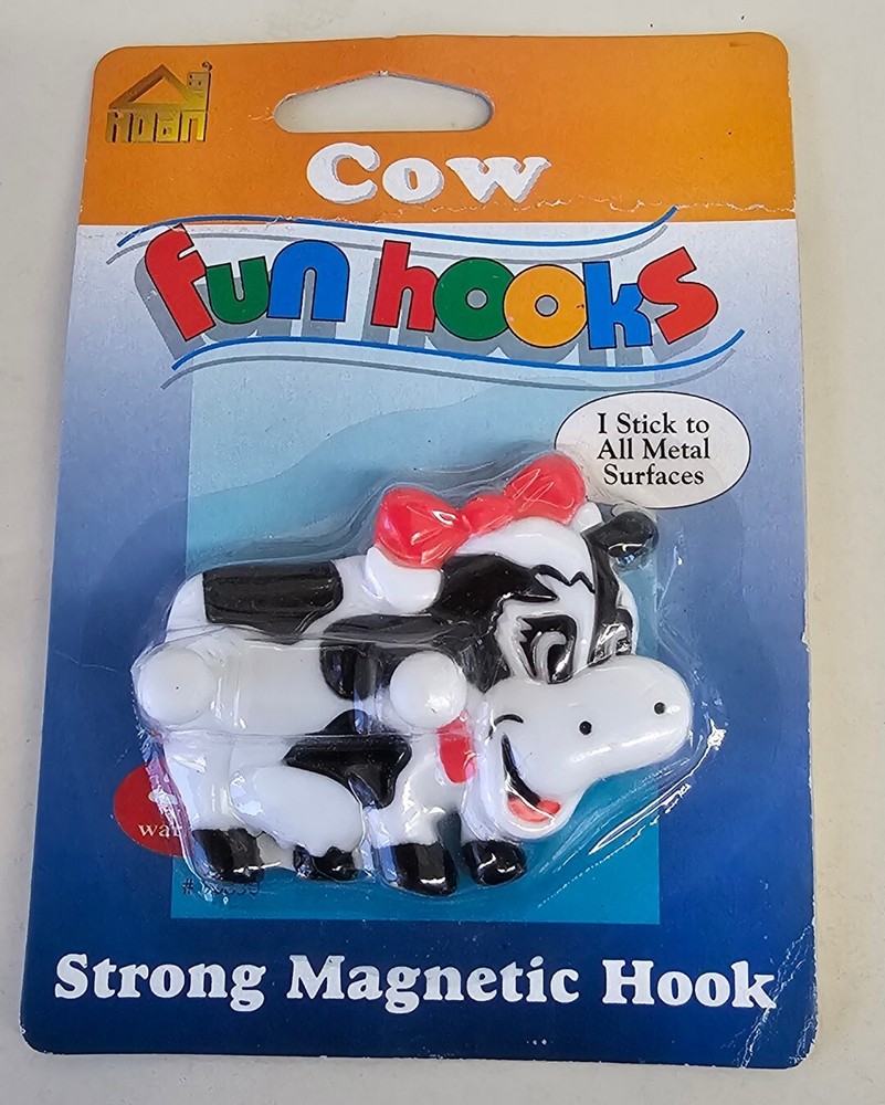 Vintage Fun Hook Holstien Cow Strong Magnetic