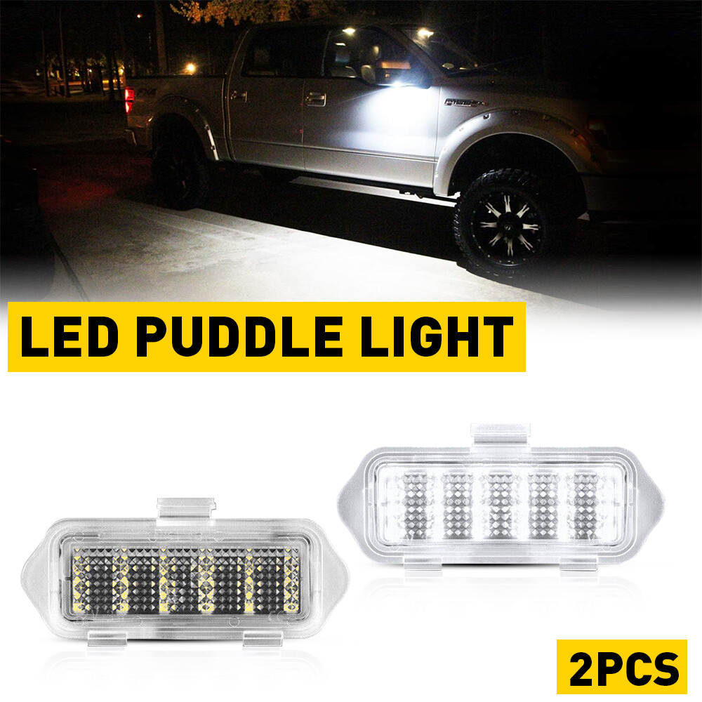 2x Side Mirror Puddle Lights For 03-06 Escalade Silverado Suburban Tahoe Sierra