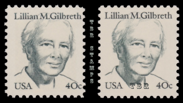 Lillian Gilbreth 1868 1868a Great Americans 40c Variety Set of 2 MNH - Buy Now-image