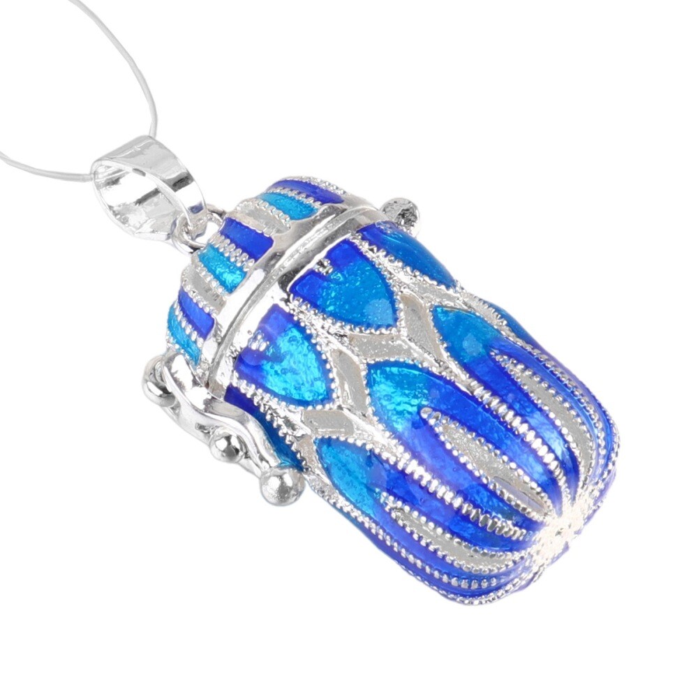 1PC Hanging Pendant Essential Oil Diffuser Necklace Charm DIY Craft