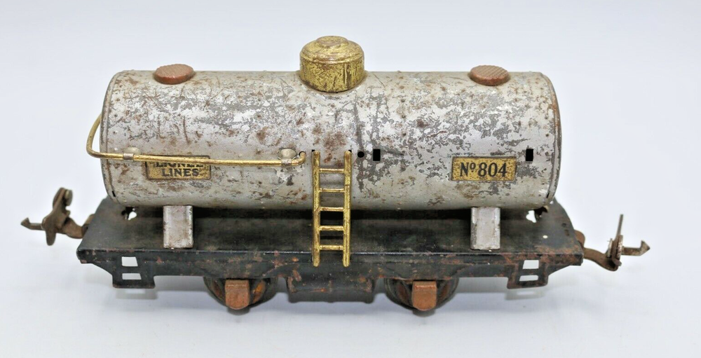 Vintage Pre-War Lionel No 804 Tin Tanker with Original Decals 1917-1925