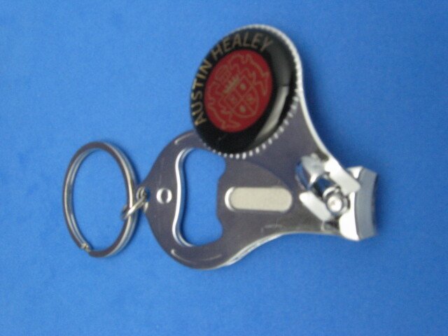 Austin Healey Logo Keyring Nail Clipper Bottle Opener #114