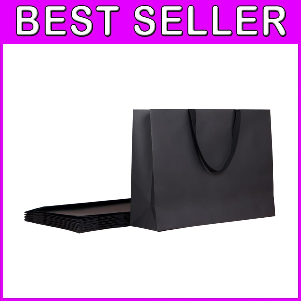 Sturdy Giant Gift Bags - Thick Paper, Cotton Handles